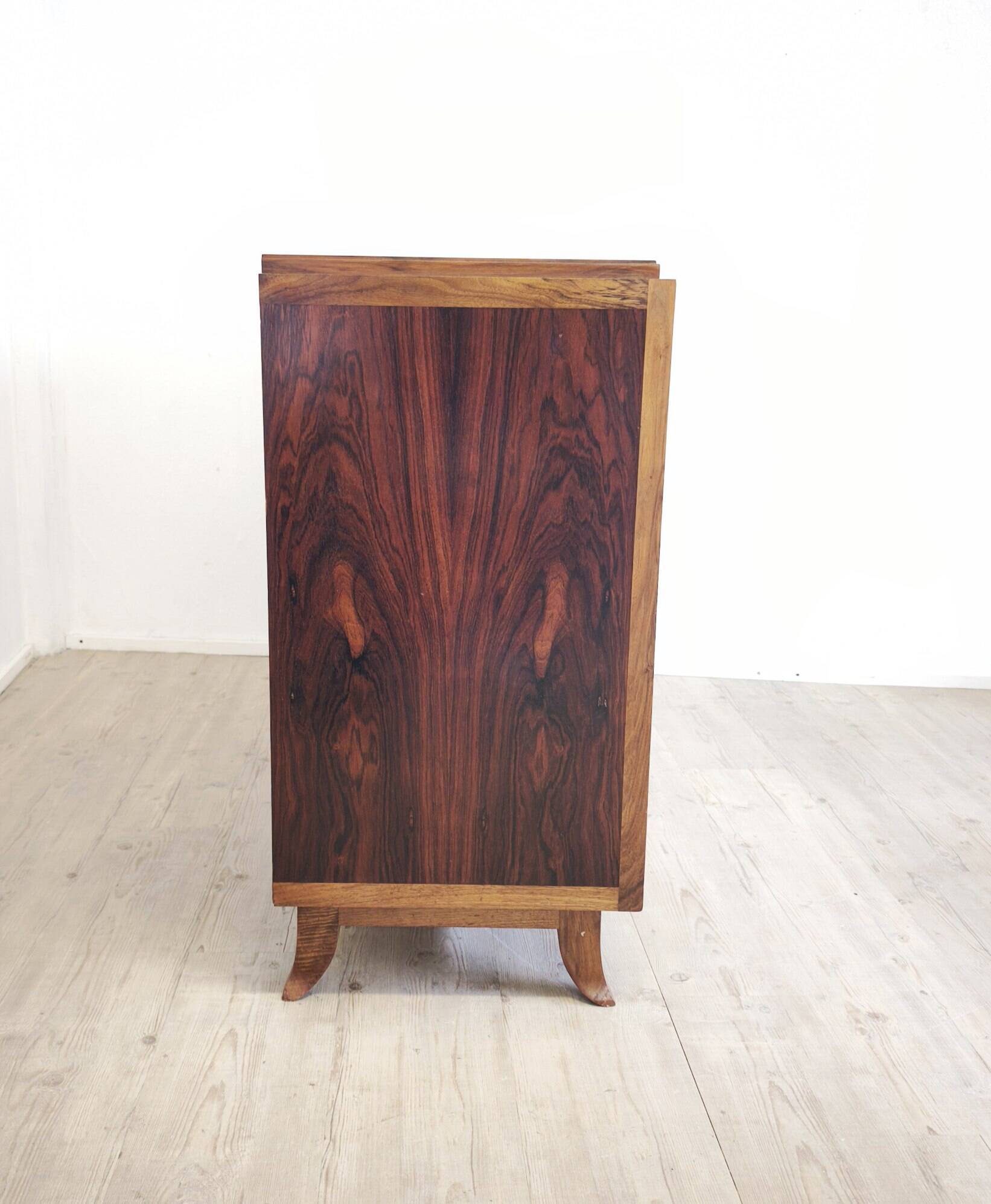 Art Deco high sideboard/commode, 1920s, rosewood