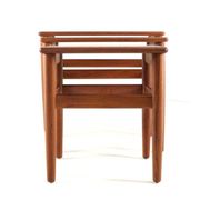 Set of 3 Danish Nesting Tables soldi teak - mid century modern design