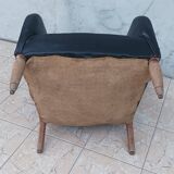 Art Deco period leather armchair