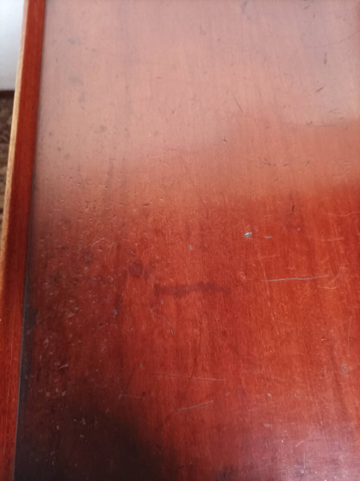 Vintage mahogany entrance writing desk