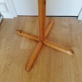 Swedish coat rack in solid pine circa 1970