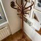 Light wooden parrot coat holder 6 patères