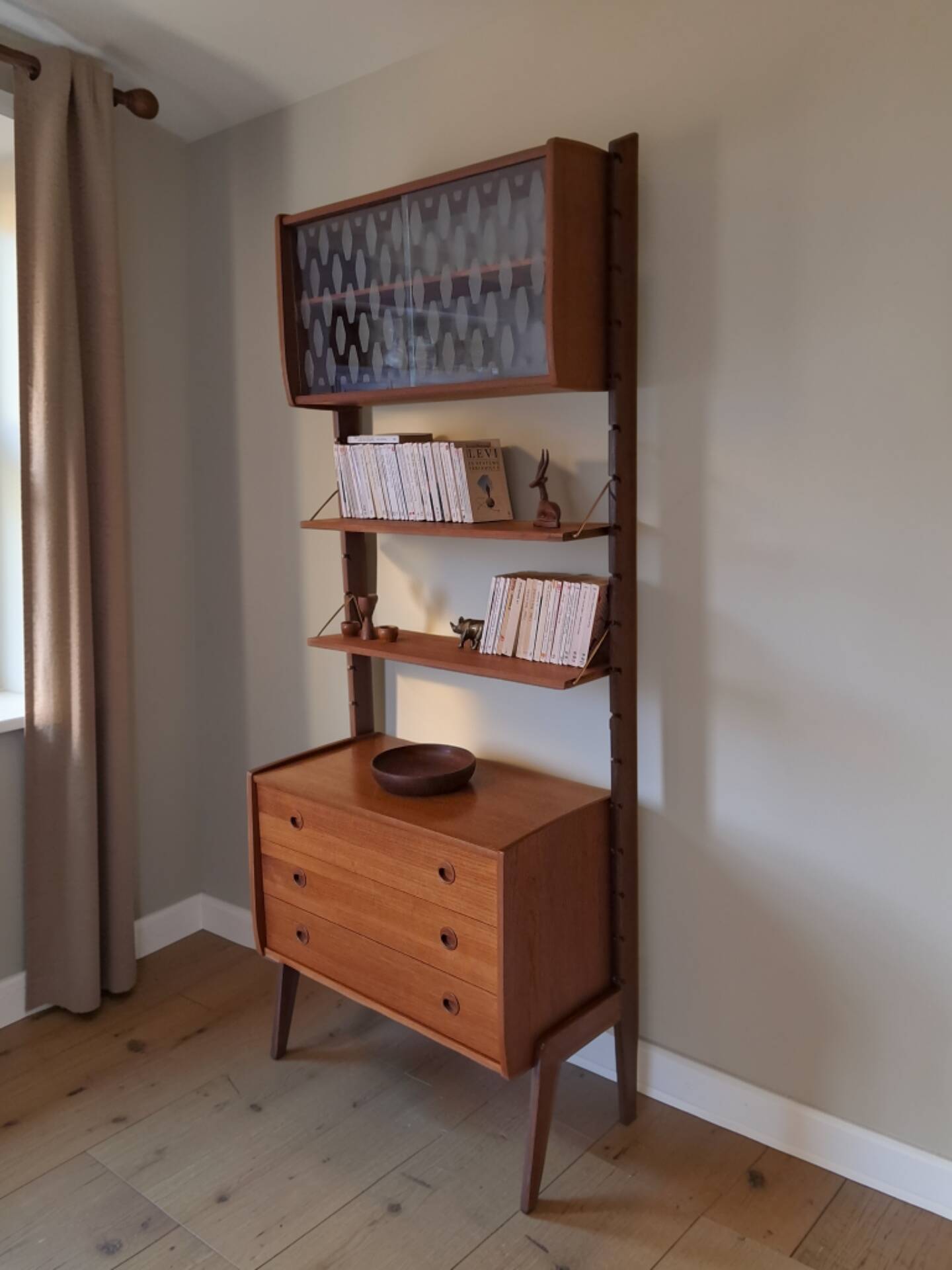 Ergo teak storage furniture, Scandinavian Vintage 1960s