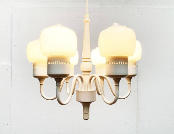 Lustre suédois Mid-Century T526 par Hans-Agne Jakobsson pour Hans-Agne Jakobsson Ab, années 1960