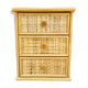Table de chevet en rotin