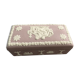 Pink "jasperwaer" biscuit box signed Wedgwood