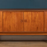 Retro Long Danish Teak Sideboard By Aerthoj Jensen & Molholm Herning