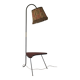 Lampadaire tripode années 50 avec tablette