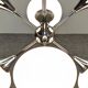 Space Age Sputnik chandelier with 6 lights, 50s-60s