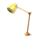 Yellow metal desk lamp 1960