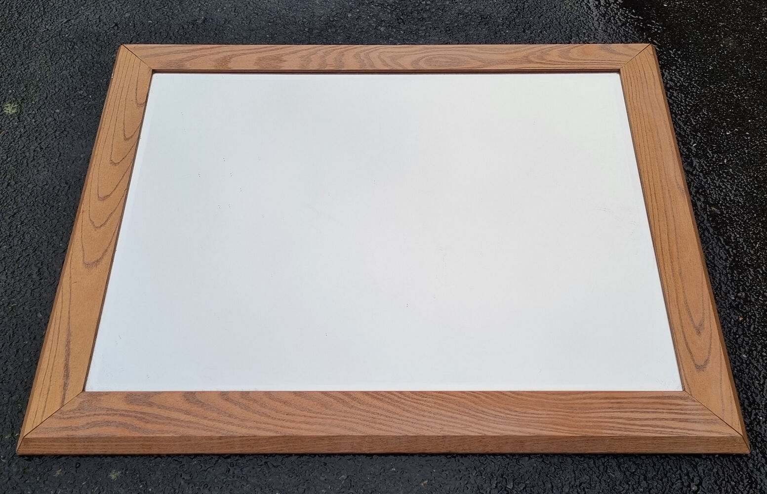 Wooden mirror