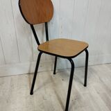 Set of 4 vintage chairs in formica