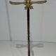 Fire Tool Set in Brass and Brushed Steel with Claw Feet, Attributed to the