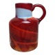 Vase / jug in blown red glass – Murano style – vintage piece from the 1970s