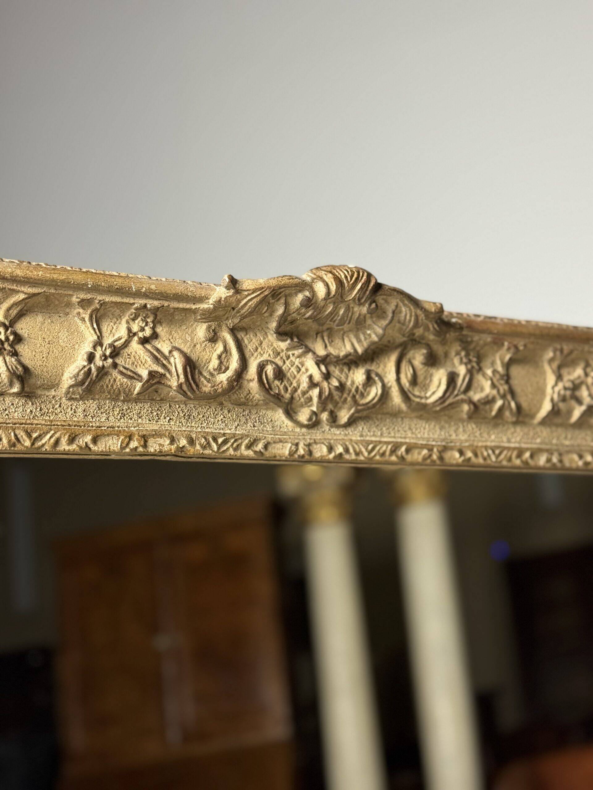 Large classic rural mirror