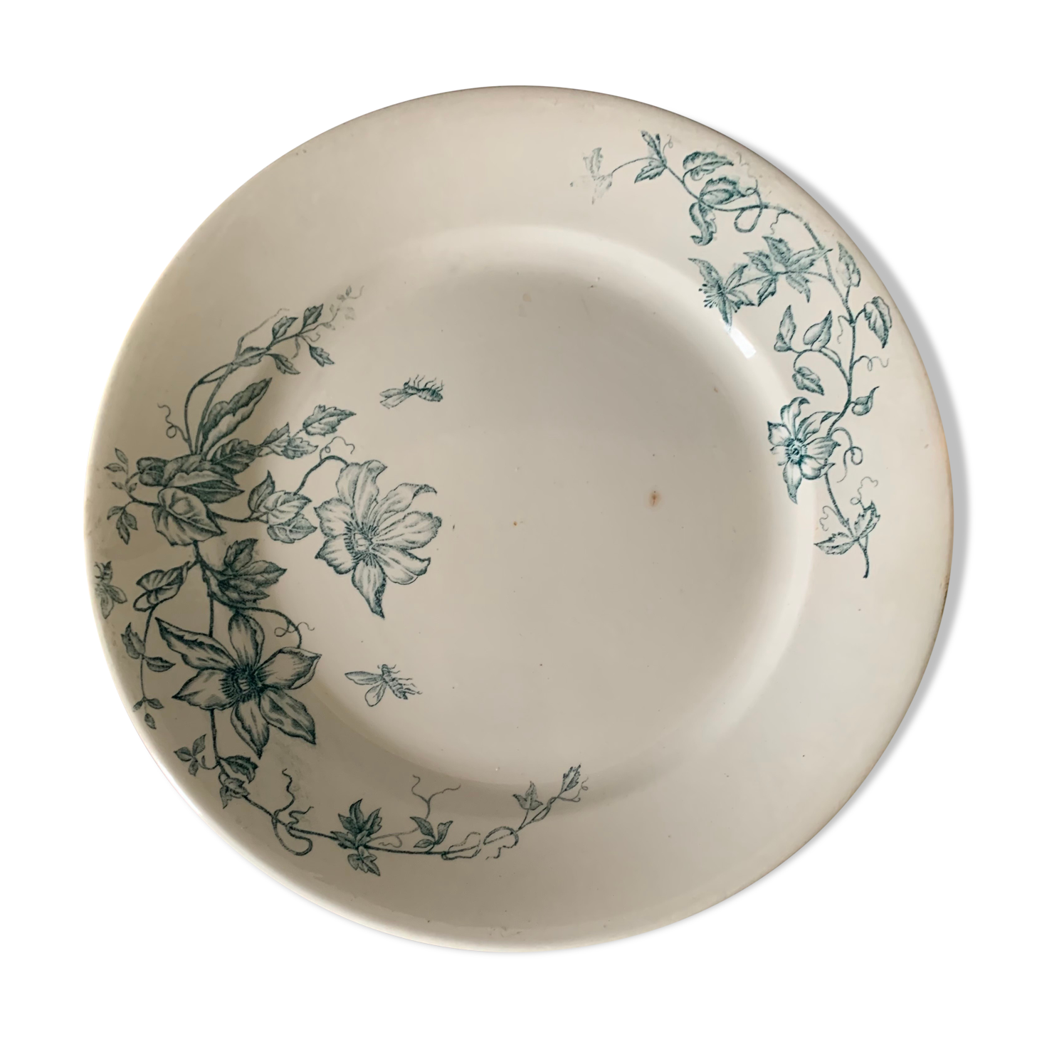 Round iron earth dish