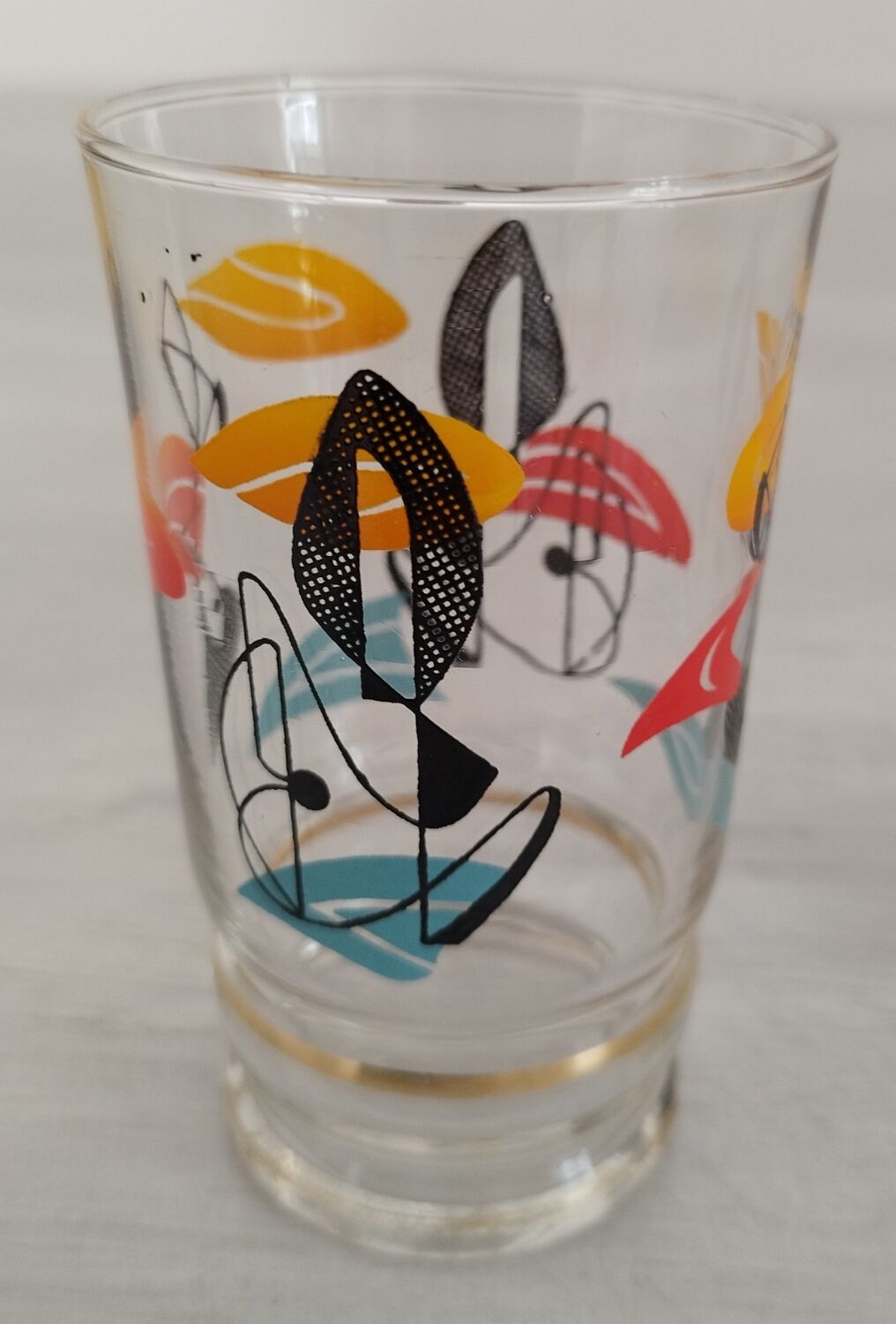 Vintage orangeade glass service