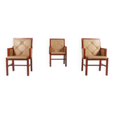 Set of 3 Bernt Andersson armchairs from Skandi-Form, 1980’s Sweden