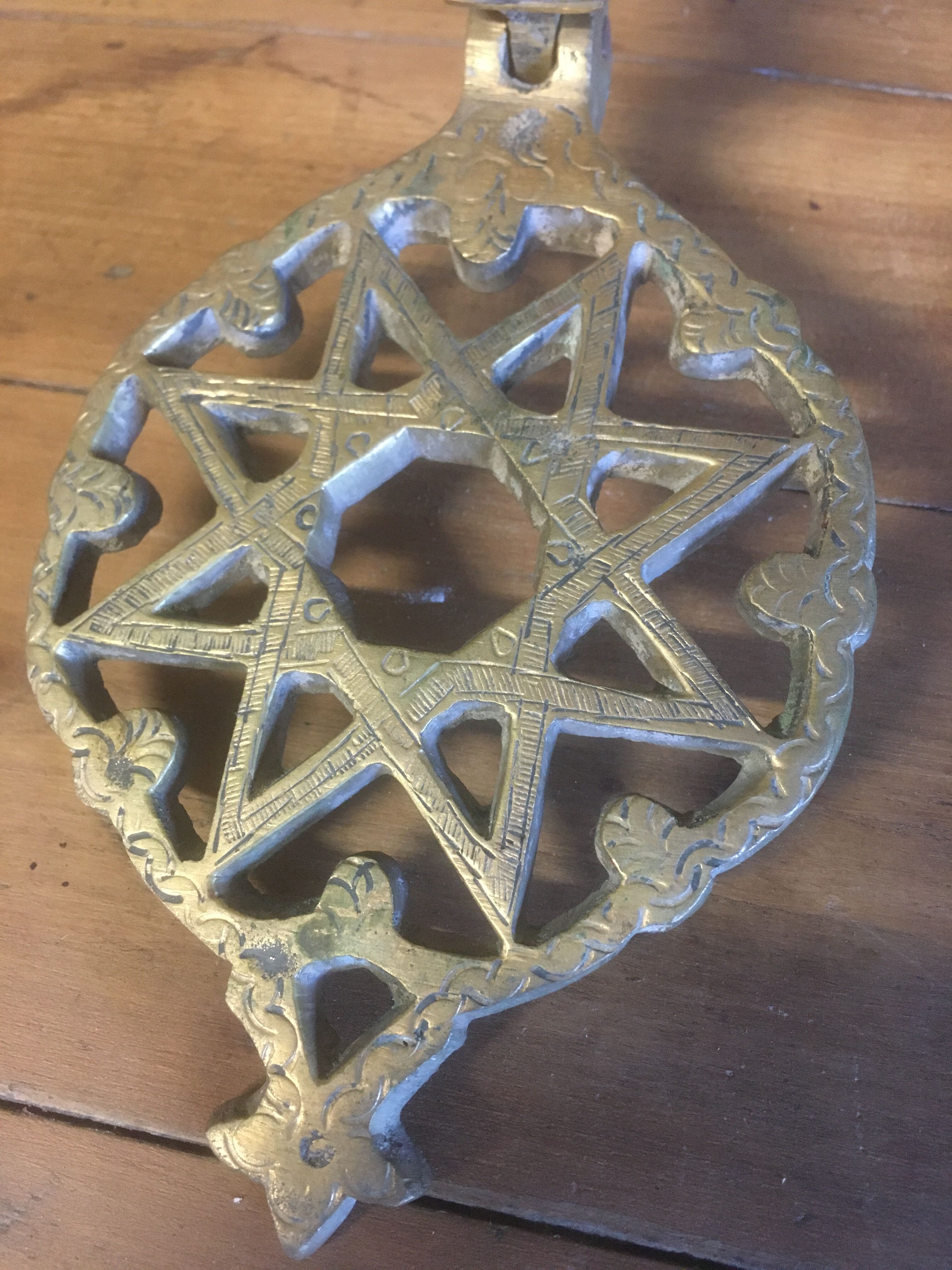 Brass door knocker