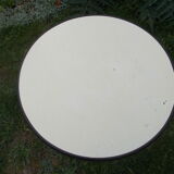 Round bistro table foot cast iron art deco