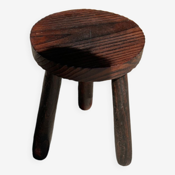 Brutalist tripod stool