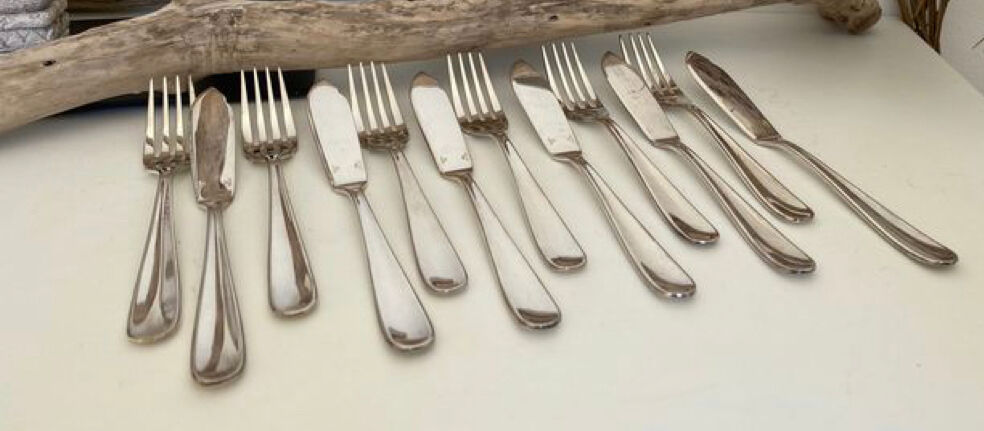 Christofle Dax fish cover