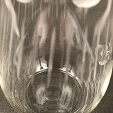 Set consisting of a decanter and a crystal broc of the same model