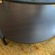 Table se en verre et metal