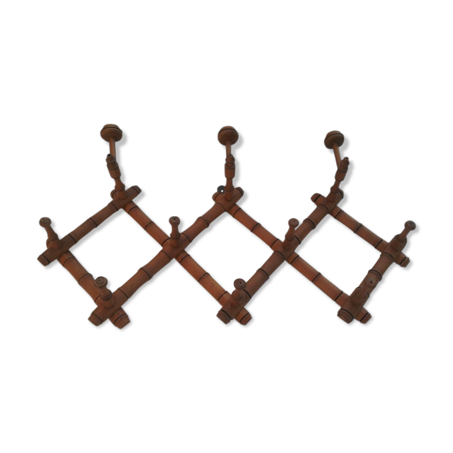 Portemanteau extensible en bois