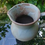 Vintage ceramic water decanter stamped Vallauris