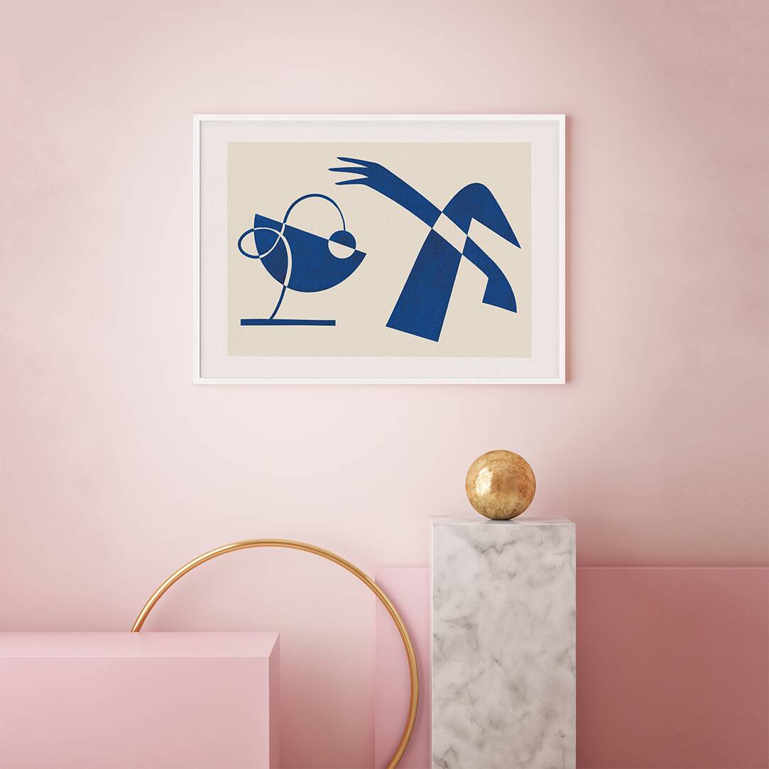 The Swan Song, Limited Edition, Minimalist Abstract Art Poster