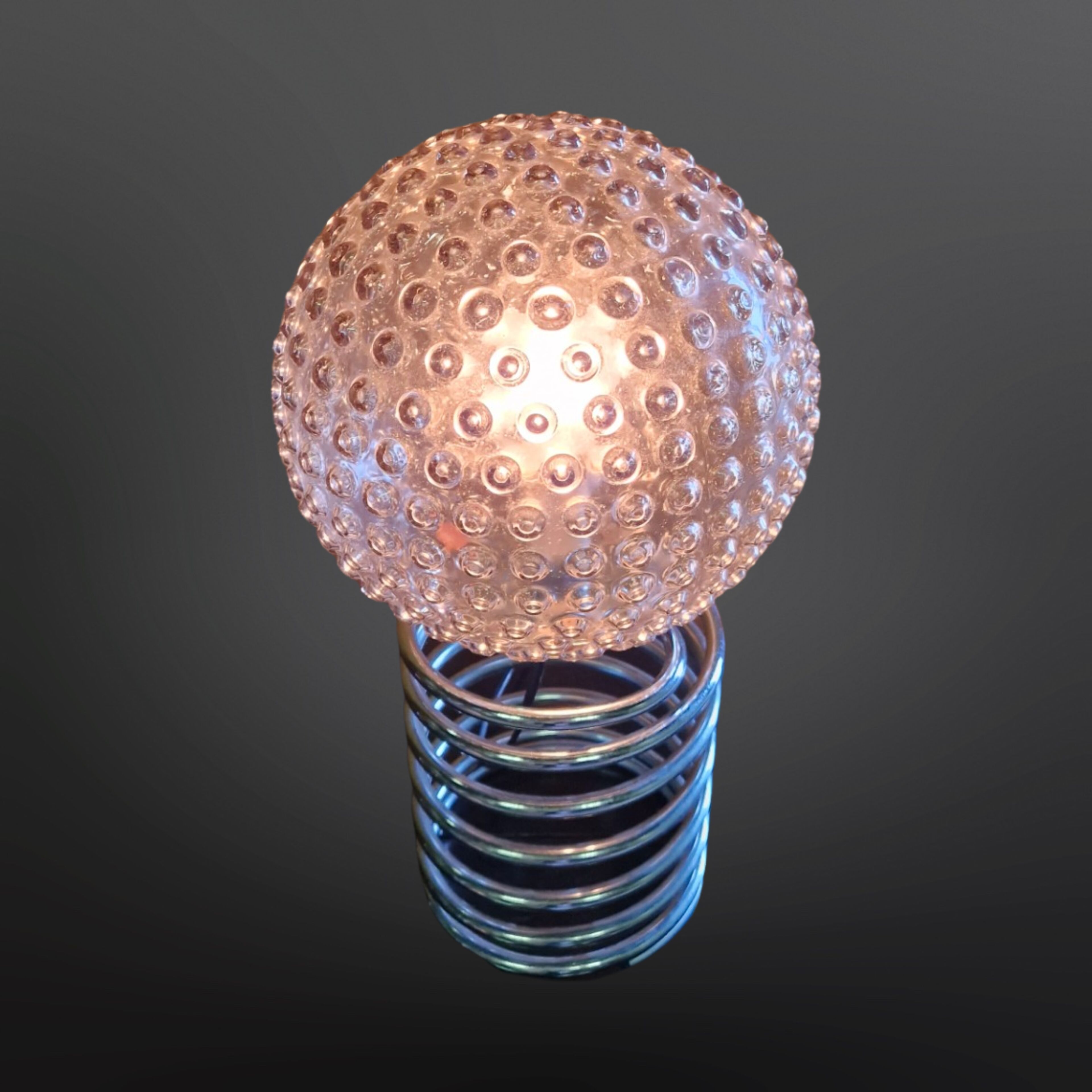 Mid century spiral table lamp, Germany 1960s