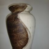 Pot de fleur Yin & yang en terre cuite forme amphore