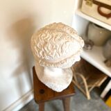 Whitewashed concrete bust - reproduction, detail of Michelangelo's "The Dying Slave"