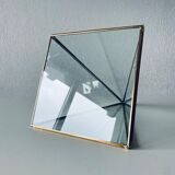 Brass and glass pyramid