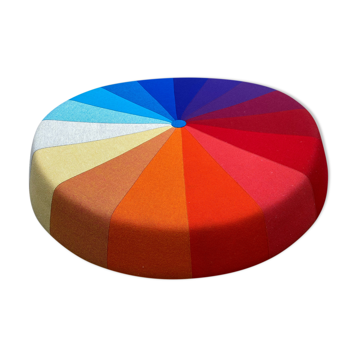 Multicolored circular bench - La Cividina