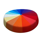 Multicolored circular bench - La Cividina