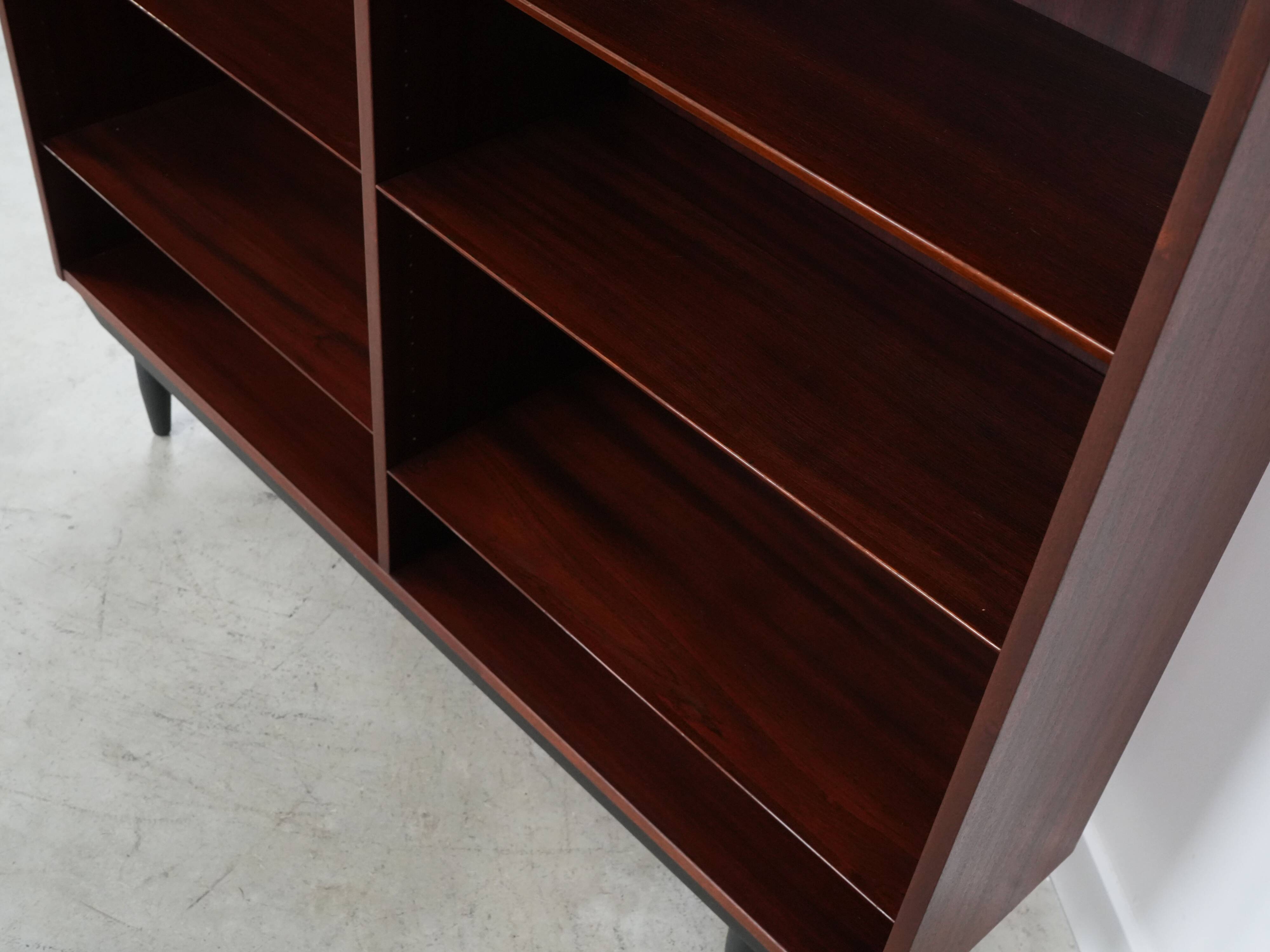 Danish mahogany library by Carlo Jensen for Hundevad, 1970s.