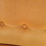 Yellow velvet toad sofa