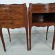Pair of marquetry bedside tables