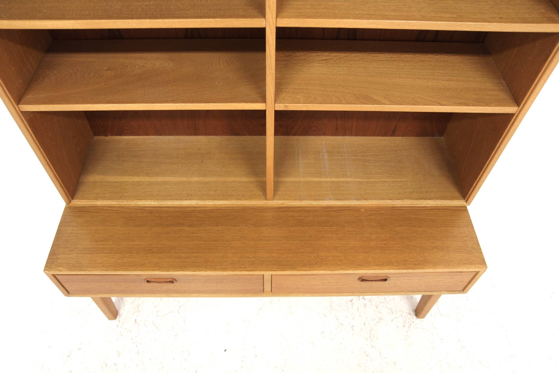 Scandinavian oak bookcase, Sweden, 1960