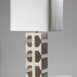 Travertine dorse lamp