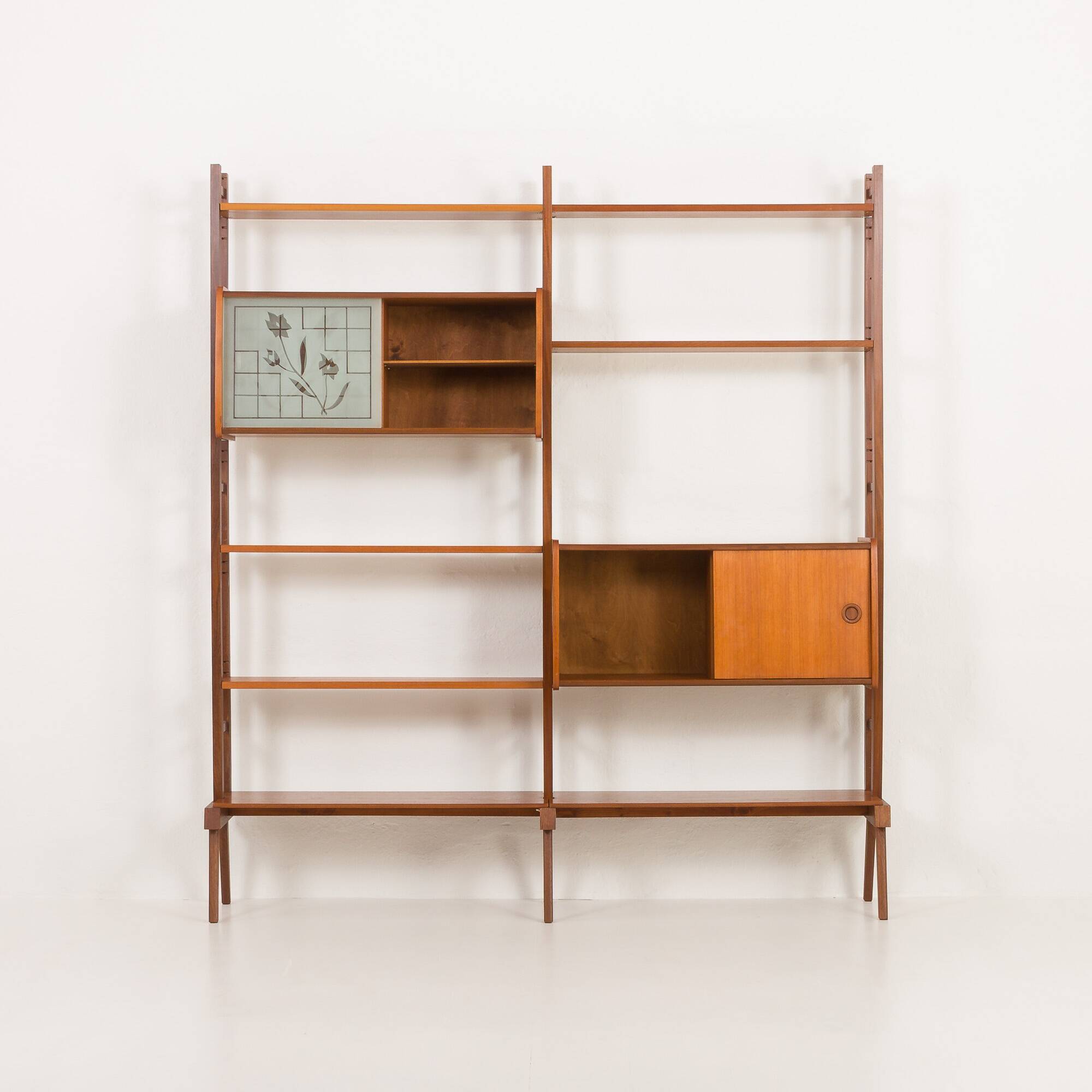 Scandinavian mid century free standing wall unit,Norway 1960s