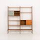 Scandinavian mid century free standing wall unit,Norway 1960s