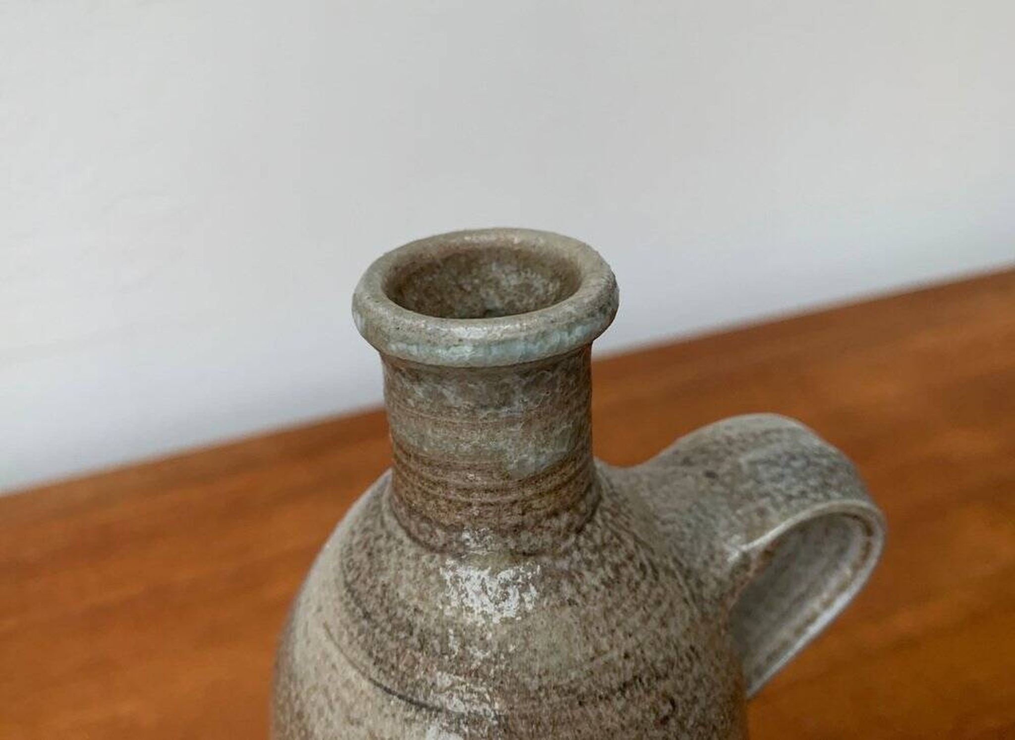 Mid-Century Minimalist Studio Pottery Carafe Vase, 1960s