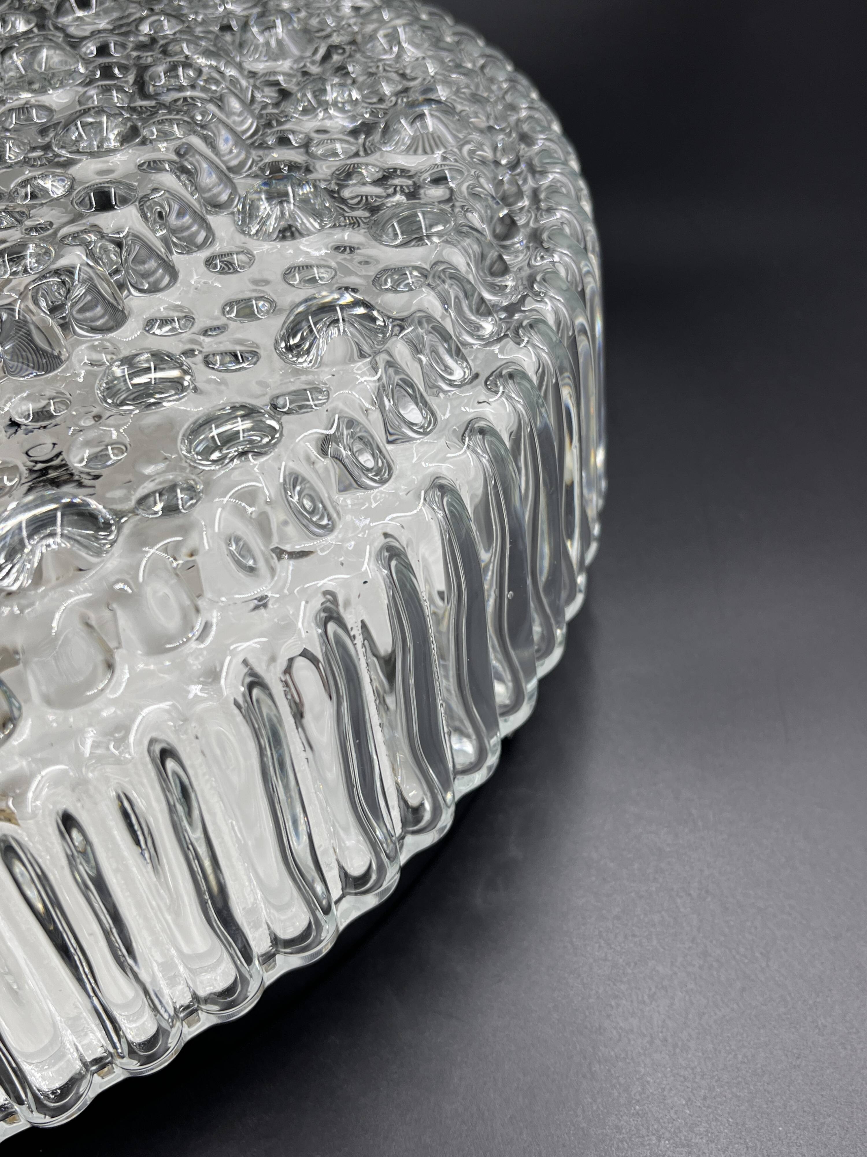 Plafonnier en verre Helena Tynell pour Limburg