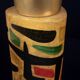 Aldo Tura Mod. 796D Parchment Thermos with Abstract Decoration, 1940