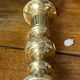 Pair of solid brass candlesticks, Georgian style