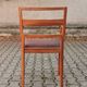 Vintage Scandinavian armchair wood fabric 60's