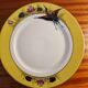 Superb set of 10 dessert plates in Limoges porcelain art deco